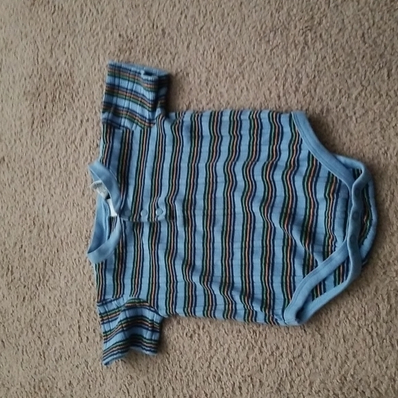 TKS Basics Boy's Stripe Onesie - Picture 1 of 5